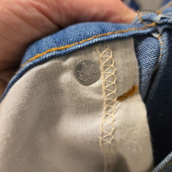 Levis Vintage 517 32x29  Bootcut Jeans Mens Blue Denim Straight Leg - Picture 14 of 15